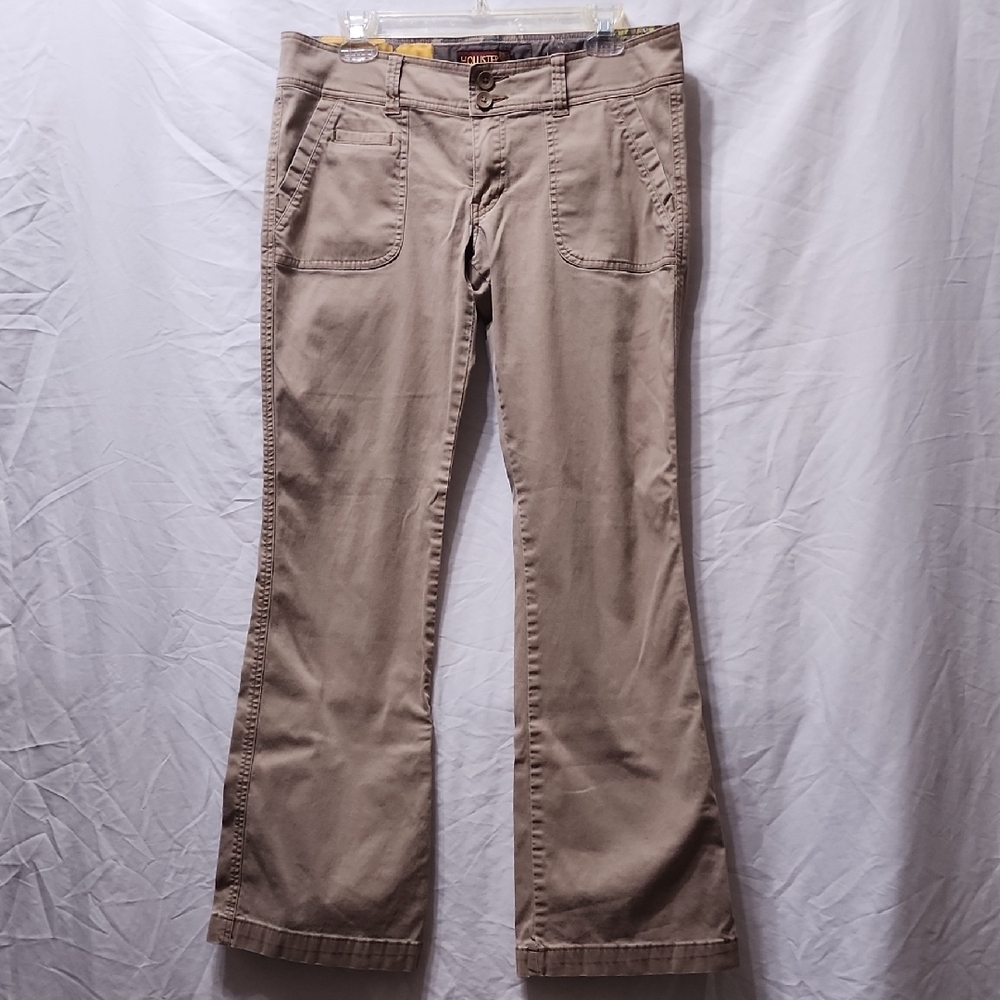 Hollister Tan Wide Leg Flare Jeans